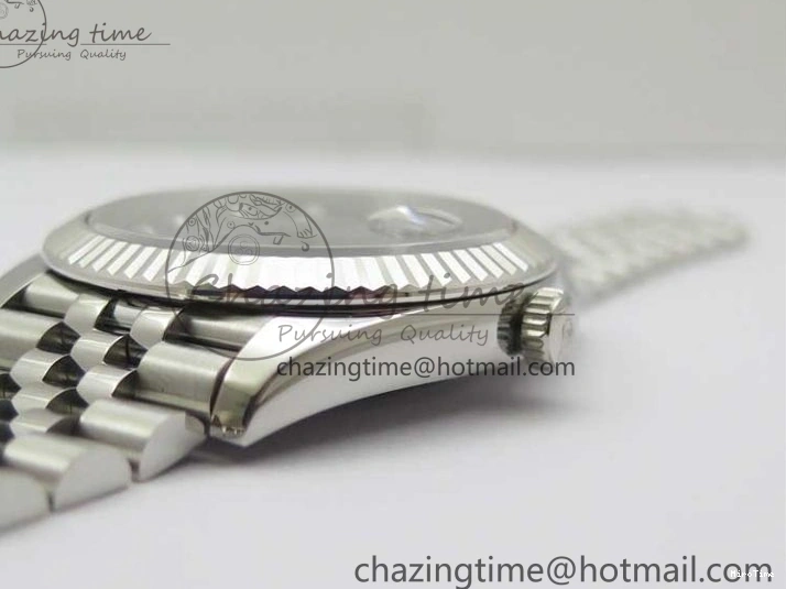 MiroTime 1231 Cozy New DateJust 41 126334 ARF 1:1 Best Edition 904L Steel Blue Diamonds Dial on Jubilee Bracelet A 2548